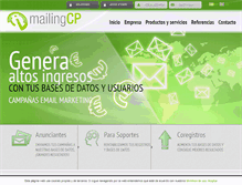 Tablet Screenshot of mailingcp.com